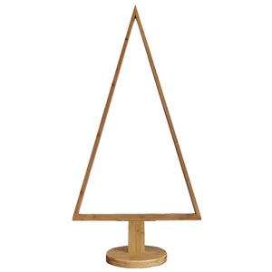 VOFFOV®Triangle Shape BambooStanding Tall Lamp