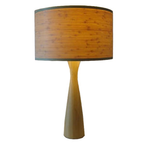 VOFFOV®Hourglass Base Table Lamp with Drum Shade, No Bulb