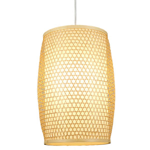 VOFFOV® Woven Bamboo Pendant Lighting Fixtures, No Bulb