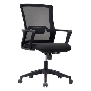 VOFFOV® Sliding Base Black Mesh Task Chair