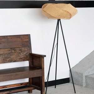 VOFFOV®Bamboo Floor Lamp , No Bulb