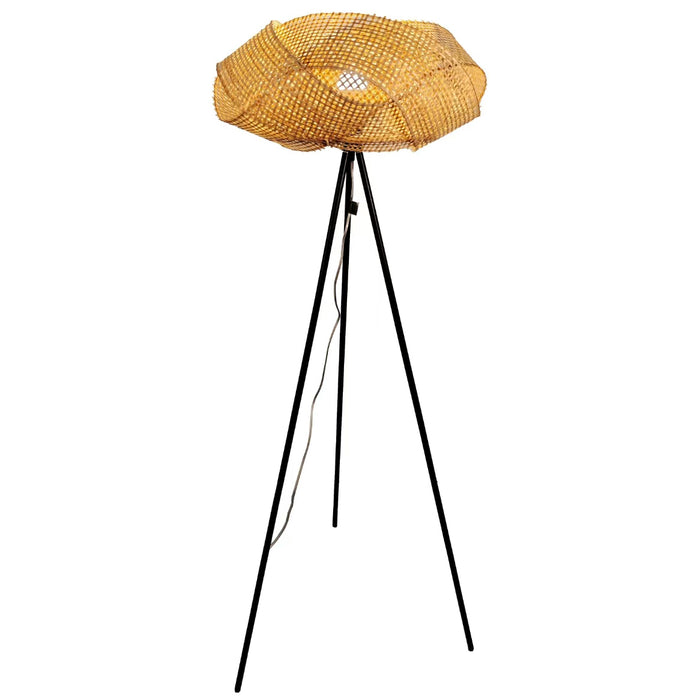 VOFFOV®Bamboo Floor Lamp, No Bulb