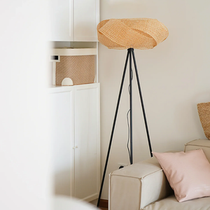 VOFFOV®Bamboo Floor Lamp , No Bulb