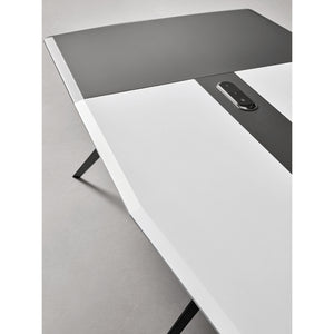 126" Large Conference Table Rectangle Meeting Podcast Table