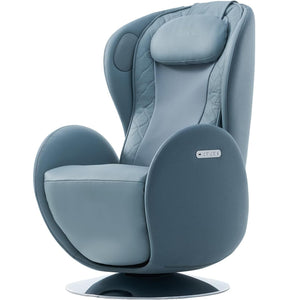 Nouhaus Luna Modern Heated Massage Chair Aqua Blue