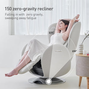 Nouhaus Luna Zero Gravity Massage Chair Elder White