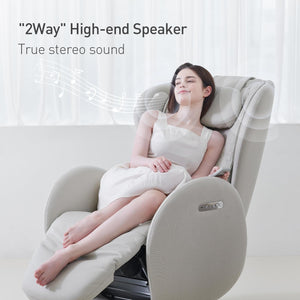 Nouhaus Luna Zero Gravity Massage Chair Elder White