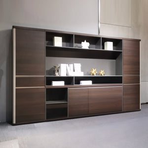 VOFFOV® Storage Cabinet with Shelves Doors - 78 inch Tall, Wood Utility Cabinets for Office Classroom Pantry