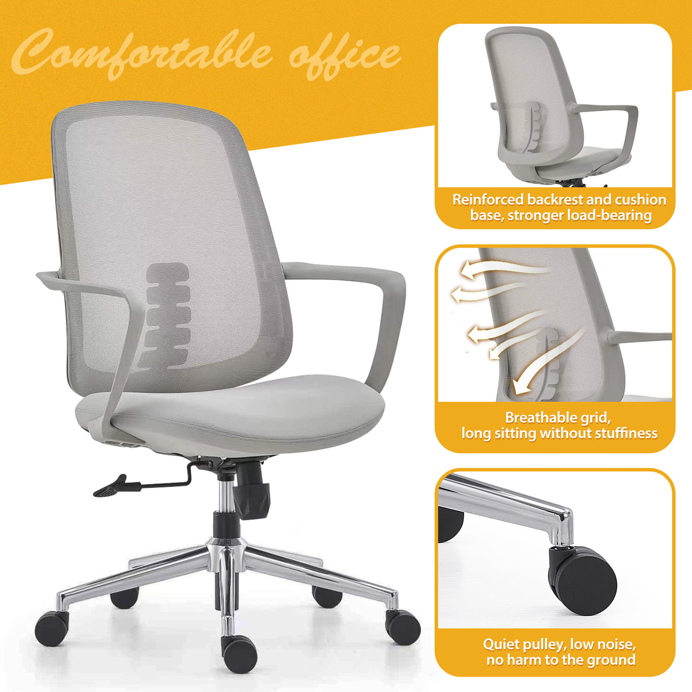 Adjustable office chair Accessories&Back support Accessories - Taiwan