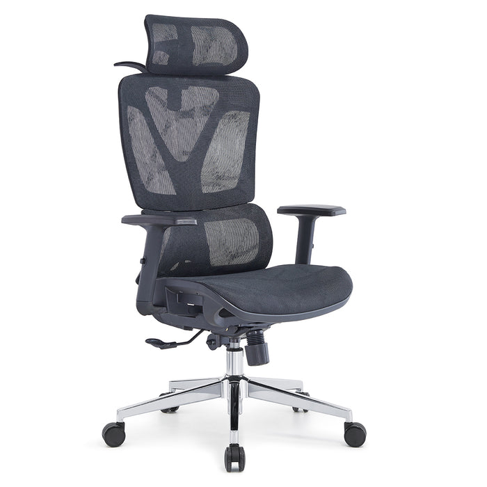 VOFFOV® Black Ergonomic Mesh Chair with Hanger