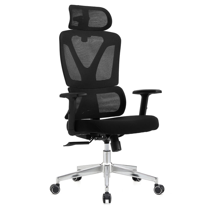 VOFFOV® Ergonomic Mesh Office Chair with Headrest, Lumbar Support