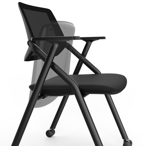 VOFFOV® Folding Training Chair with Writing Pad&Wheels