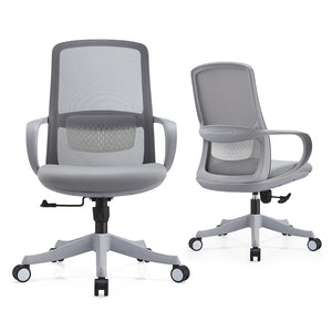 VOFFOV® Ergonomic Office Chair Home Office Desk Chairs with One-piece Armrest