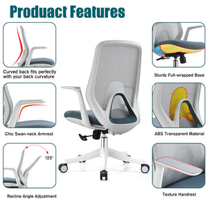VOFFOV® Ergonomic Office Chair with Lumbar Support