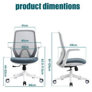 VOFFOV® Ergonomic Office Chair with Lumbar Support