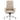Ergonomic Executive Office Chair with Reclining Function, Beige