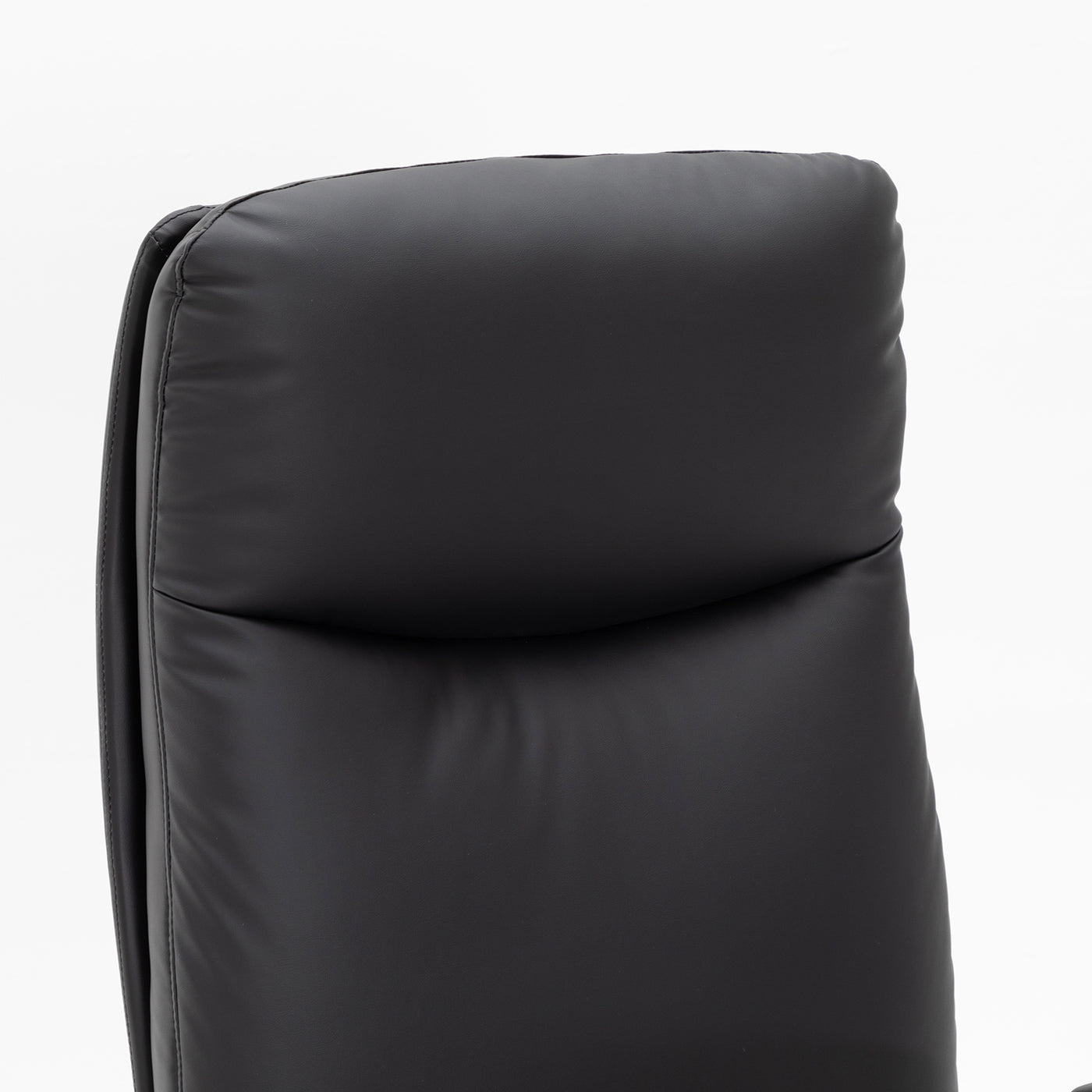 Faux leather swivel chair deals