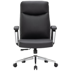 VOFFOV® Leather Office Chair with Swivel, Height Adjust and Tilt Function