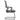 Ergonomic Sled Base Visitor Conference Chair with Lumbar Support, Gray