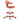 Drafting Counter Chair Swivel Bar Stool, Orange