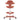 Drafting Counter Chair Swivel Bar Stool, Orange