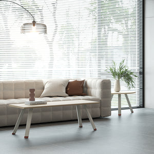VOFFOV® Round Coffee Table Wood Dining Table