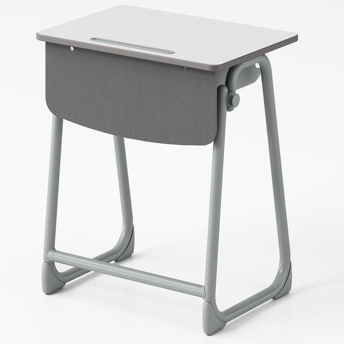 VOFFOV® Open Front Student Desk School Desk with Book Box and Bag Hooks for Home, School and Training