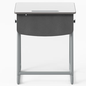 VOFFOV® Open Front Student Desk School Desk with Book Box and Bag Hooks for Home, School and Training