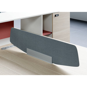 VOFFOV® 4-person Modular Office Workstation with Metal Legs, Drawer and Storage