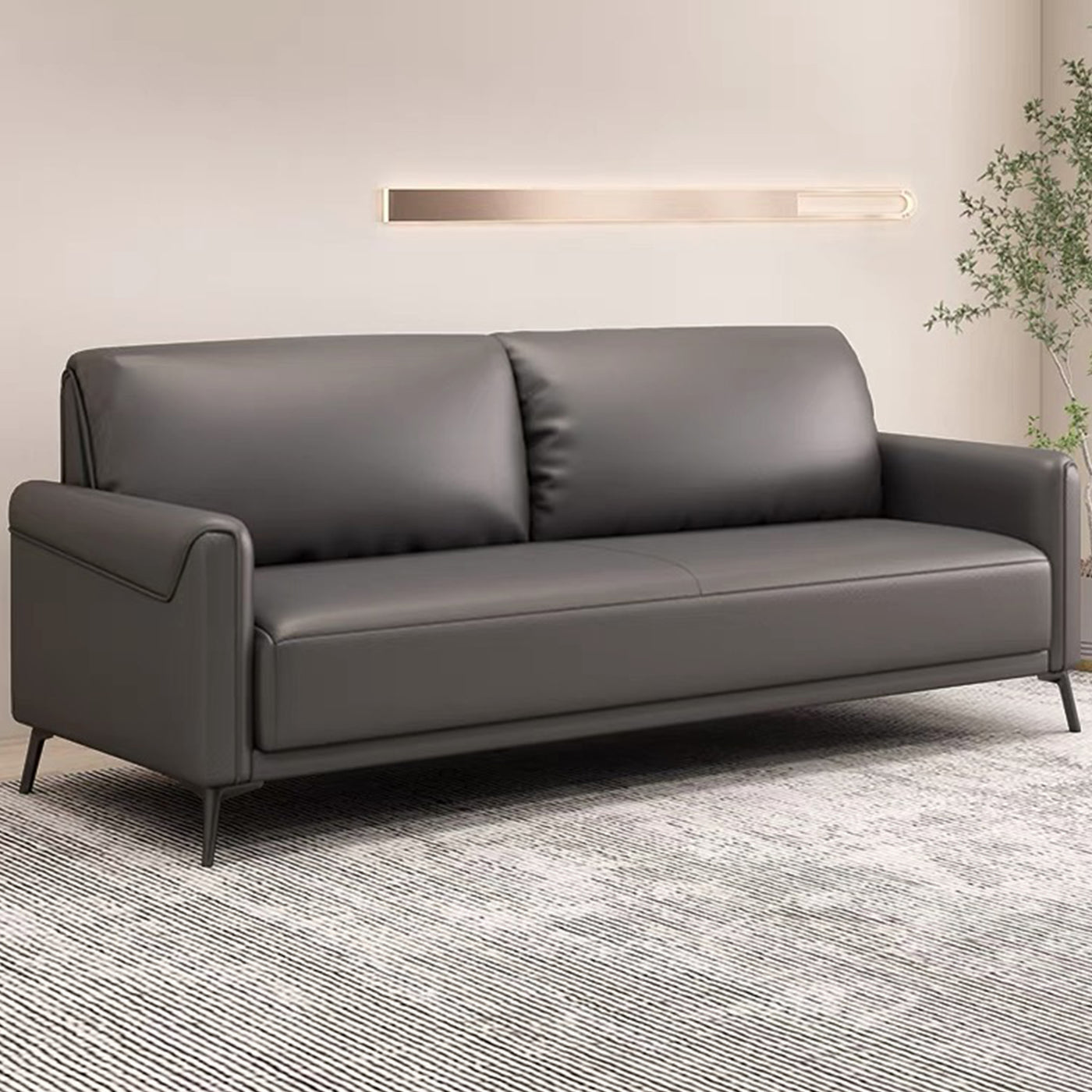 Pu leather lounge suite best sale