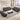 VOFFOV® Pillow Top Arm Sofa Set Dark Grey