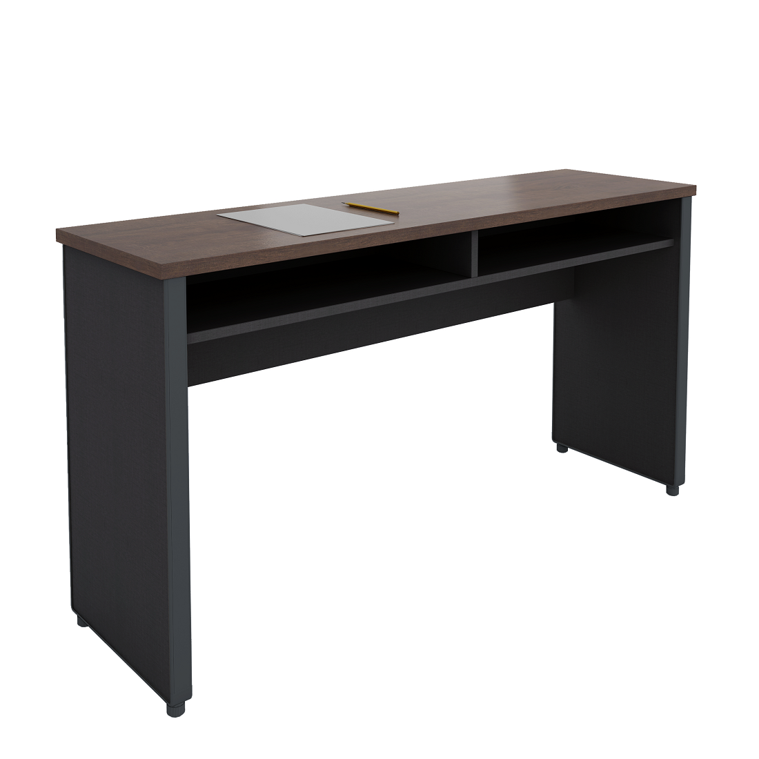 Side by side clearance desk