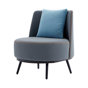 Accent Armchair with Cushion,PU Leather