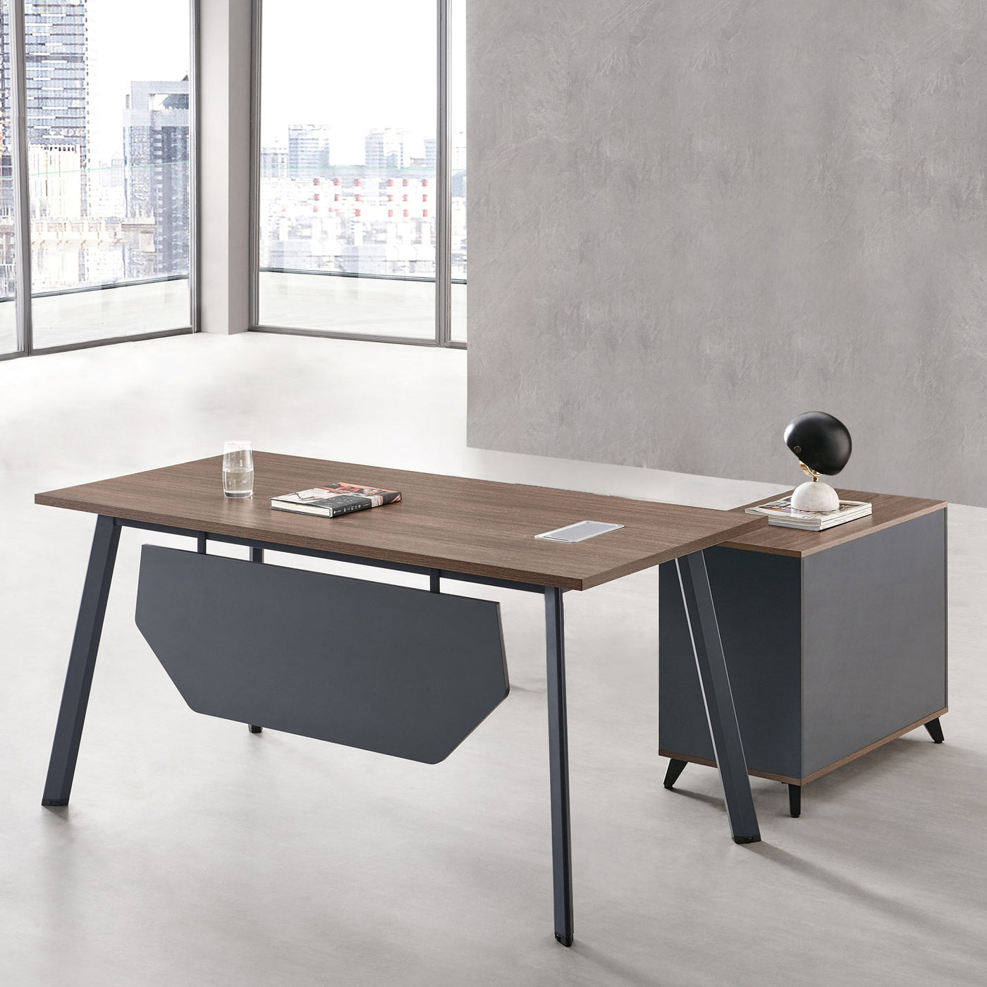 Silver writing desk sale