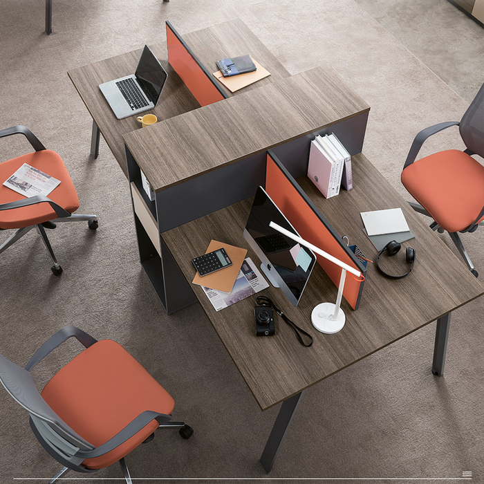 4 Person Workstation Benching Desk LI-643B-28