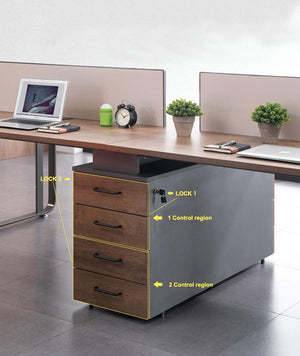 4 Person Workstation Benching Desk OS-M740J