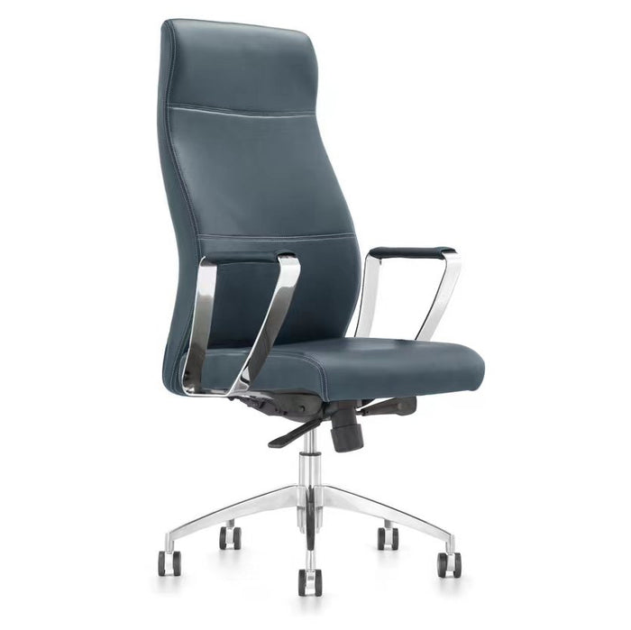 VOFFOV® Big & Tall Tall Simple Modern Office Chair Gray