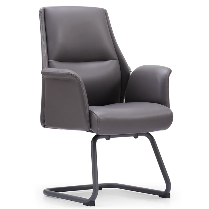 Low Back Leather Visitor Chair