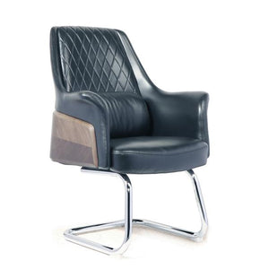 VOFFOV® Mid-Back Bentwood Office Computer Chair PU Leather Office Furniture For Home,Conference