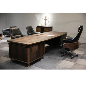VOFFOV® Mid-Back Bentwood Office Computer Chair PU Leather Office Furniture For Home,Conference