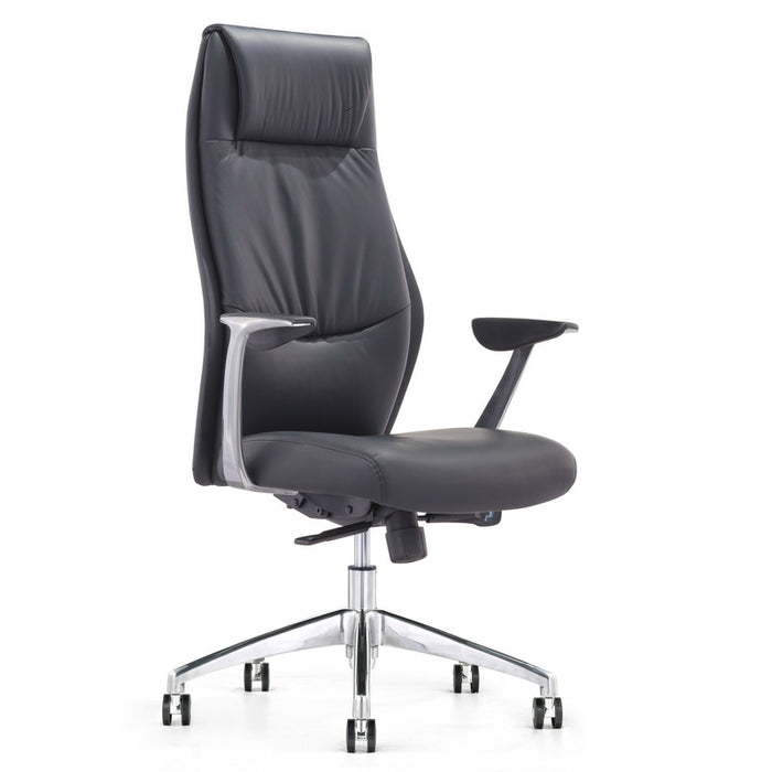 VOFFOV® Big & Tall PU Leather Executive Office Computer Desk Chair Black