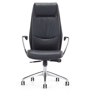 VOFFOV® Big & Tall PU Leather Executive Office Computer Desk Chair Black