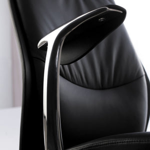 VOFFOV® Big & Tall PU Leather Executive Office Computer Desk Chair Black