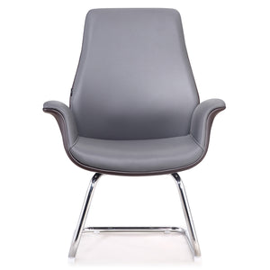 VOFFOV® Low Back Faux Leather Office Guest Chair