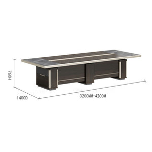 VOFFOV® Rectangular Conference Table 11.8 Ft for 12 People
