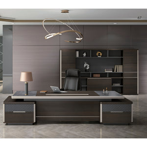 VOFFOV® Storage Cabinet with Shelves Doors - 78 inch Tall, Wood Utility Cabinets for Office Classroom Pantry