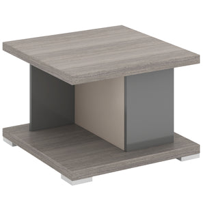 VOFFOV® 2 Tiers Square Coffee Table Side Table for Living Room