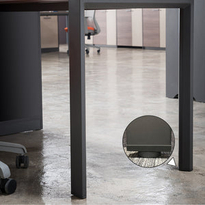 VOFFOV® Cluster of 4 Workstation Desk with 4 Attached Drawers