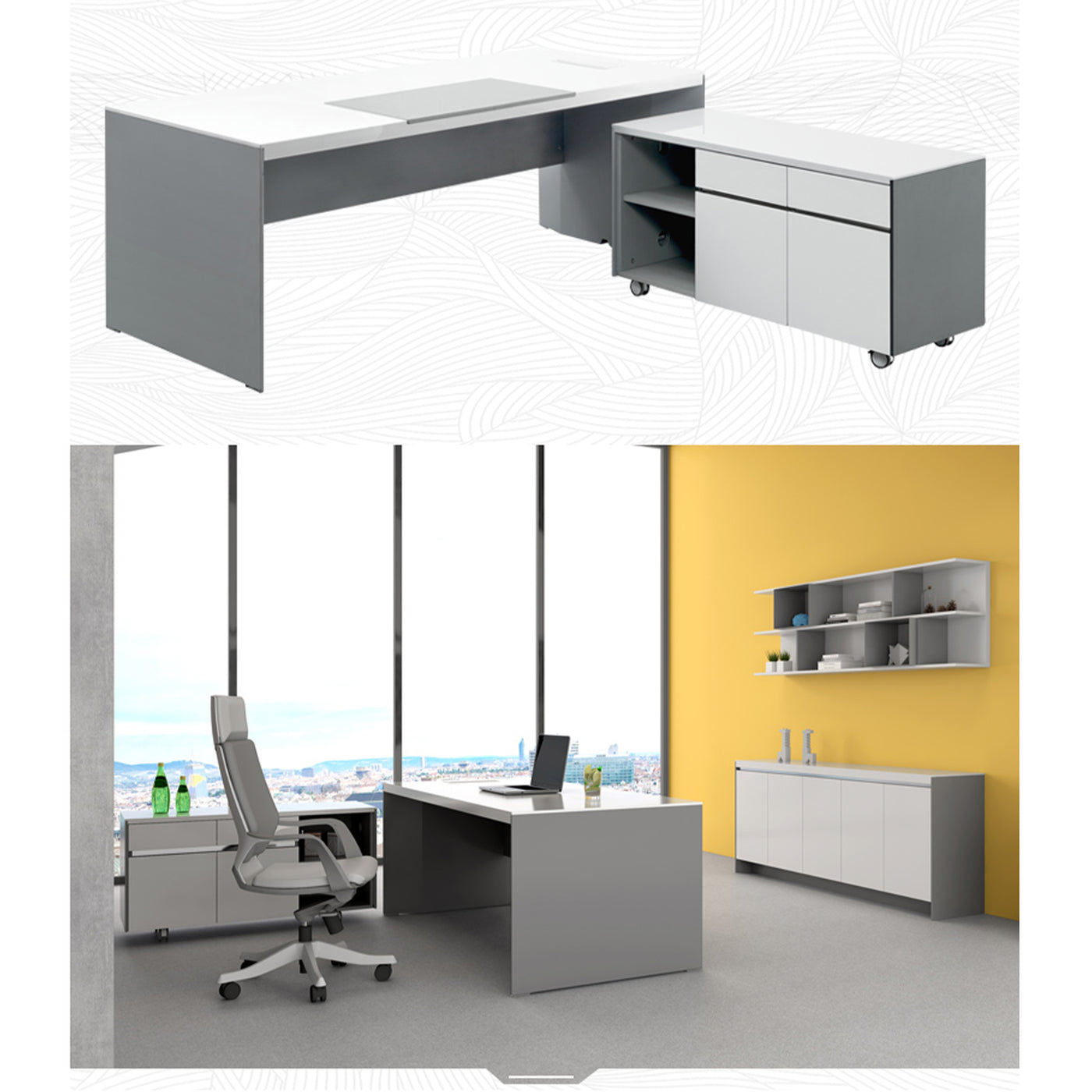 Elegant computer desk hot sale