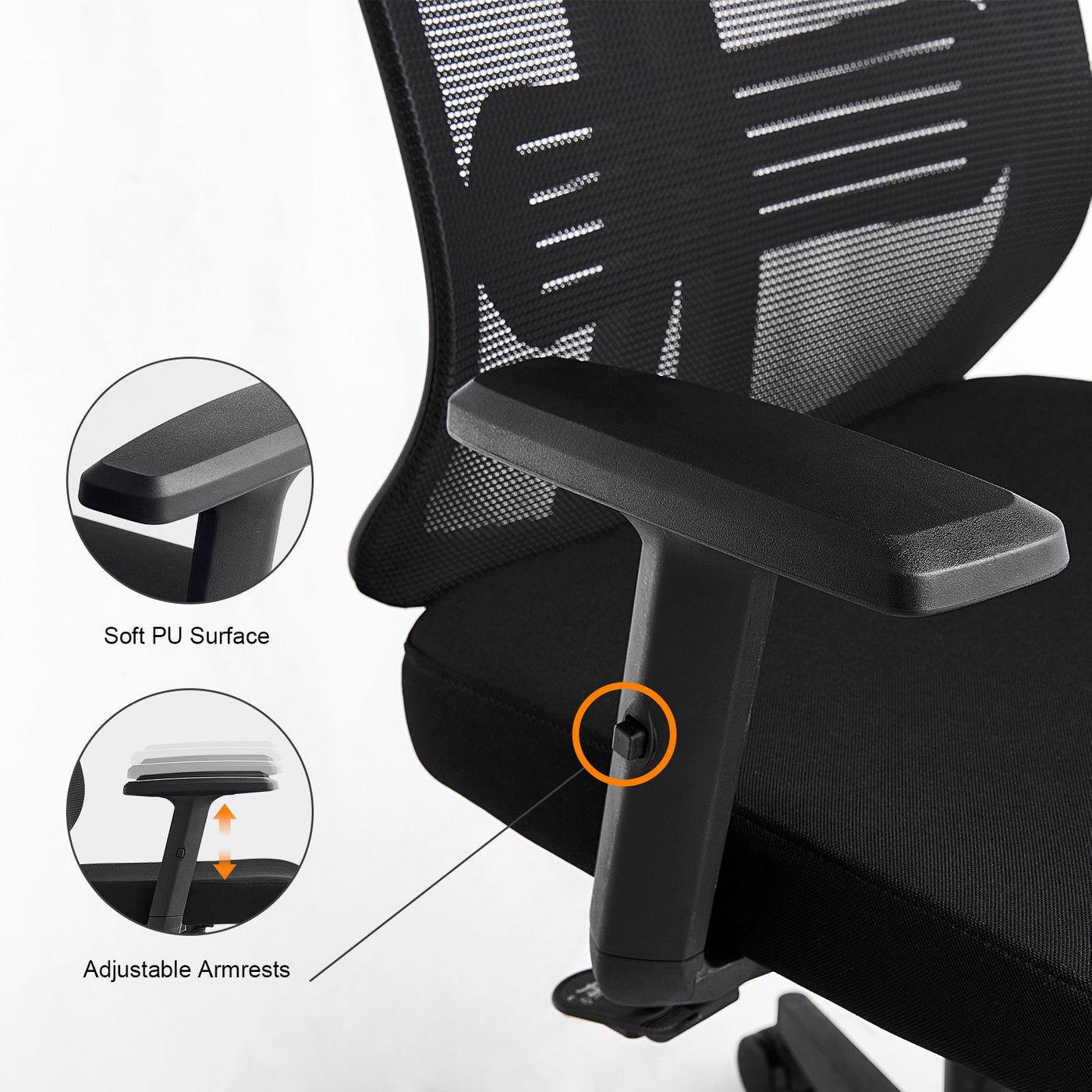 Fabric sales executive chair